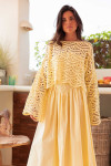 ABSA Jaune - Maille Crochet