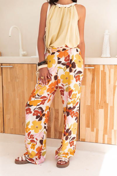 LIAM Multicolore - Pantalon Imprimé