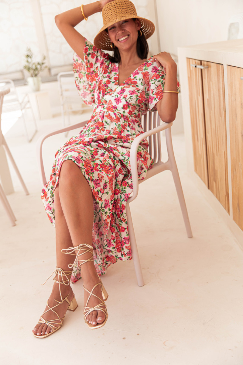 ALEXIE Rose - Robe Longue