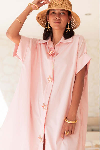 OCÉANA Rose - Robe Chemise