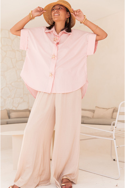 ISLA Rose - Chemise Étoiles...