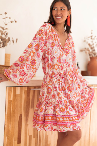 YSEULT Corail - Robe Courte