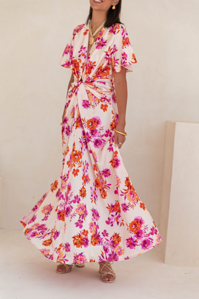 CLAIRE Fleurie - Robe Longue