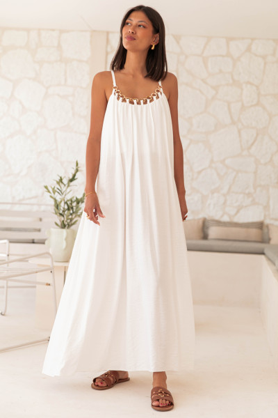 KETTY Blanche - Robe Longue