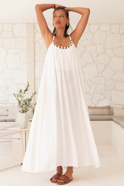 KETTY Blanche - Robe Longue