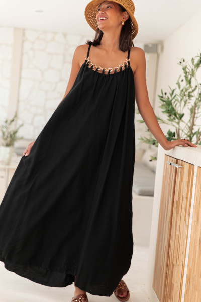 KETTY Noire - Robe Longue