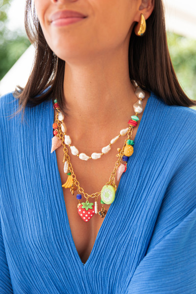 PEARL Doré - Collier Charms...
