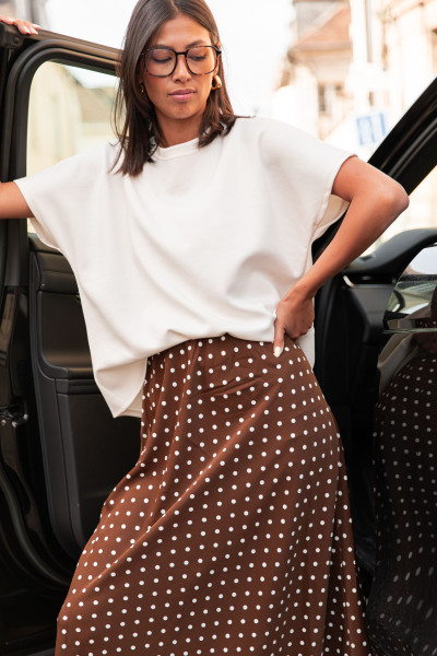 KATE Beige - T-Shirt Oversize