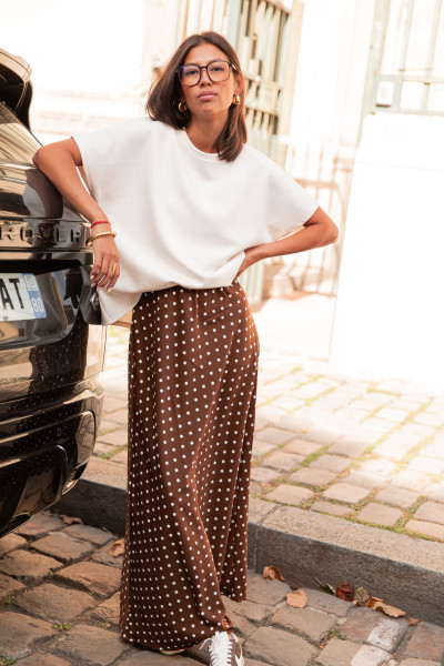 KATE Beige - T-Shirt Oversize