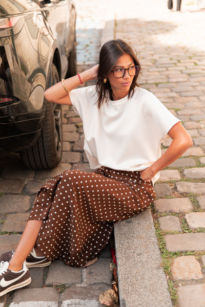 KATE Beige - T-Shirt Oversize