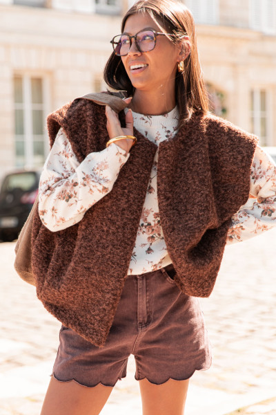 VICTOIRE Chocolat - Veste...