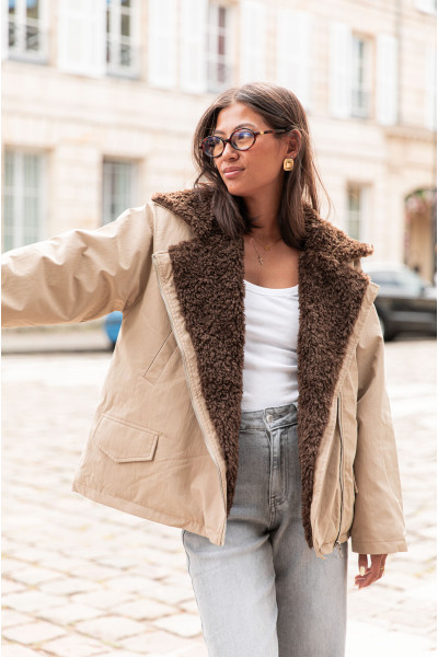 BASTIEN Beige - Manteau