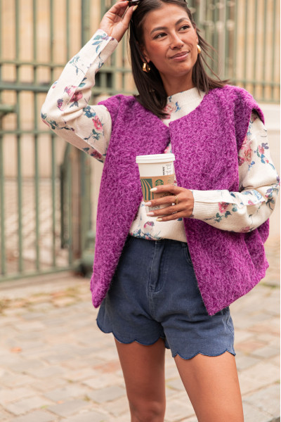 VICTOIRE Violette - Veste...