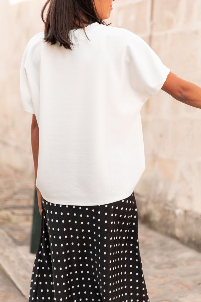 KATE Blanc - T-Shirt Loose