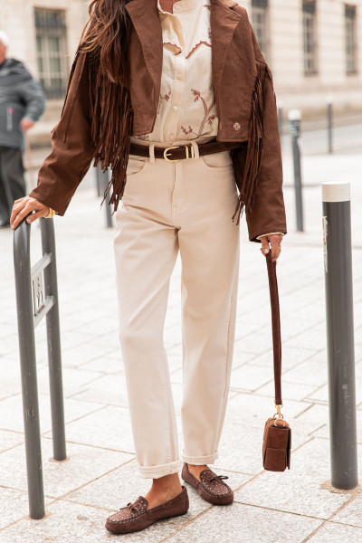 DAISY Écru - Jean Mom