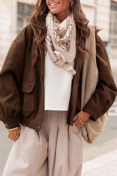 GAT Beige - Écharpe Bandana