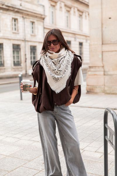 FRANTZ Écrue - Écharpe Bandana