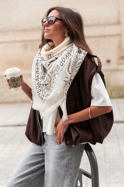 FRANTZ Écrue - Écharpe Bandana