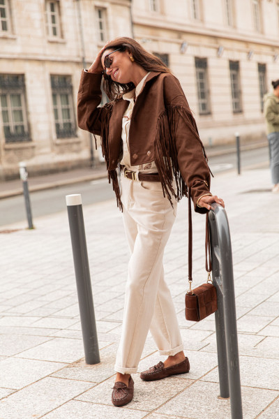 DAISY Écru - Jean Mom