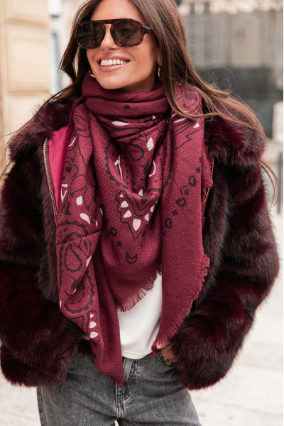 MARLA Bordeaux - Écharpe...