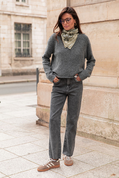 SAËL Gris - Pull Loose