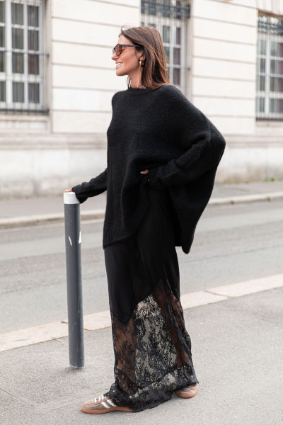 JILL Noir - Pull Oversize