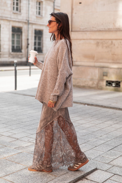 JILL Taupe - Pull Oversize