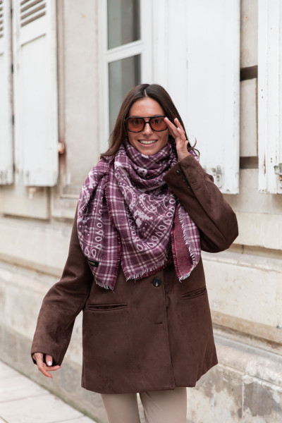 MOO Bordeaux - Écharpe Bandana PREMIUM