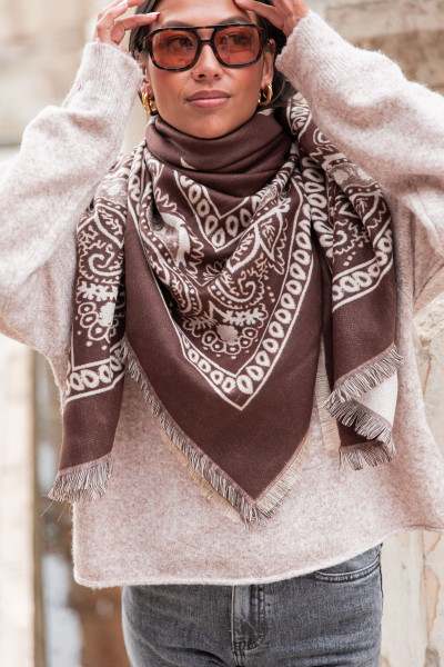 TWIST Chocolat - Écharpe...