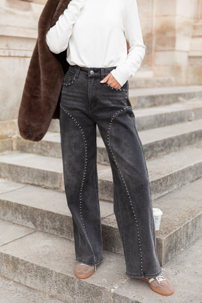 GASPARD Noir Délavé - Jean...