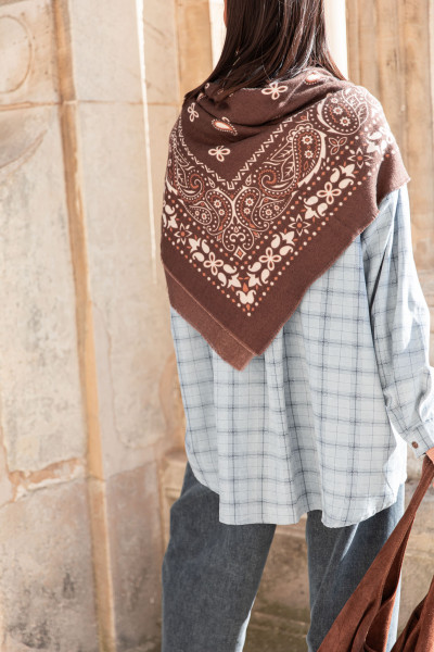 GAT Chocolat - Écharpe Bandana