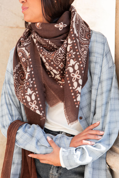 GAT Chocolat - Écharpe Bandana