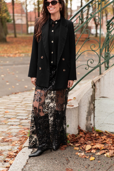 ISADORA Noire - Jupe Sequins
