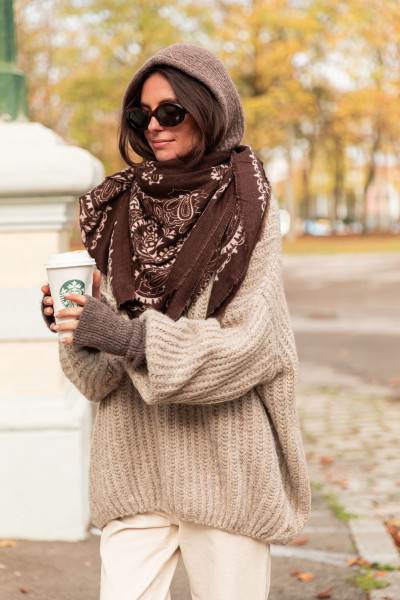 RAJ Chocolat - Écharpe Bandana