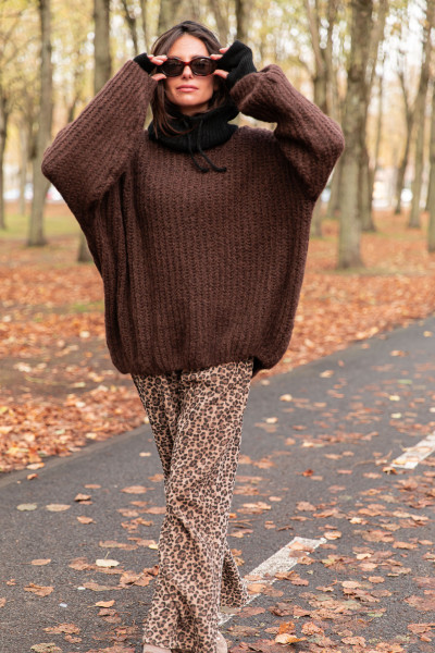 ALEX Chocolat - Pull Oversize