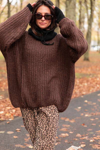 ALEX Chocolat - Pull Oversize