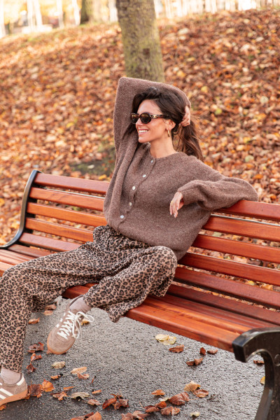 ALI Noisette - Gilet Laine