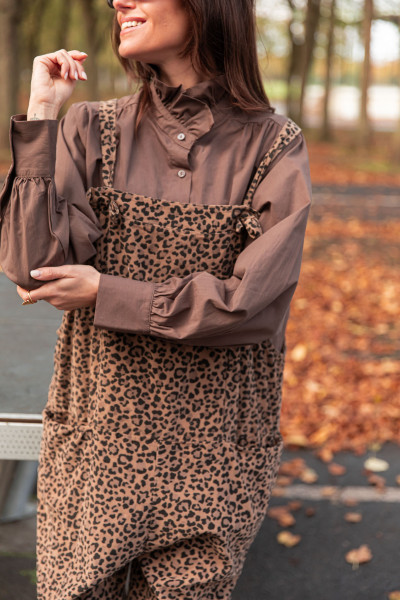 PHILIPINE Chocolat - Chemise Oversize