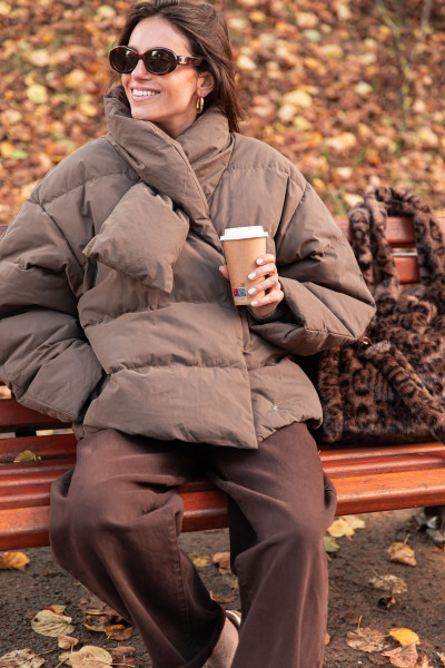 ÉVE Taupe - Doudoune