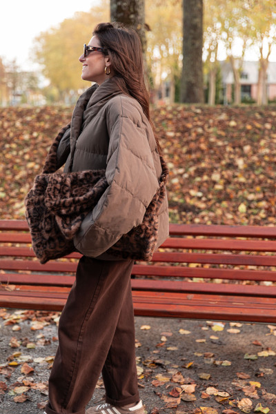 ÉVE Taupe - Doudoune