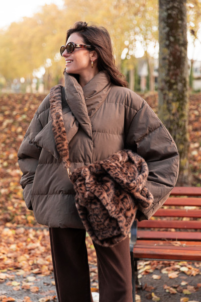 ÉVE Taupe - Doudoune