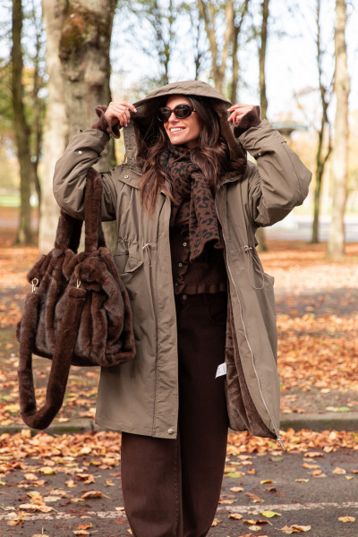 ALFIE Kaki - Parka Déperlante