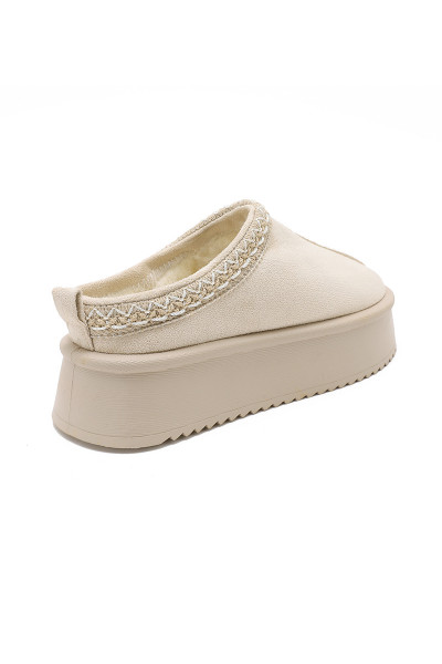 ASHER Beige - Compensées Fourrées