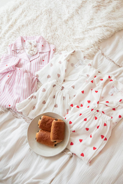 CHILL Rouge - Pyjama Gaze De Coton