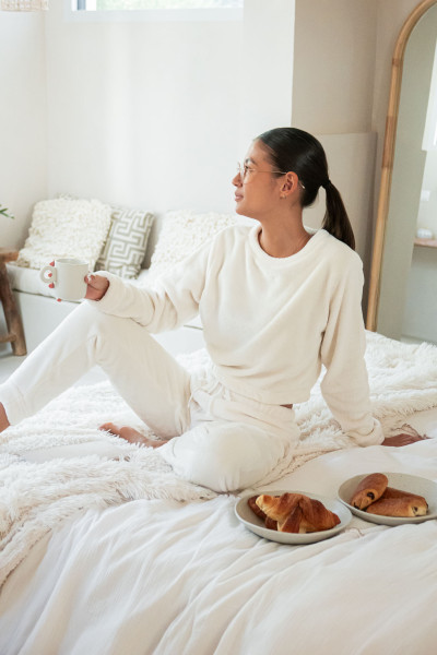 FLUFFY Écru - Pyjama Pilou