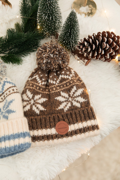 SNOW Chocolat - Bonnet Fourré