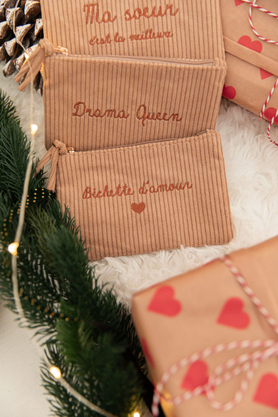 DINA Camel - Pochette Velours