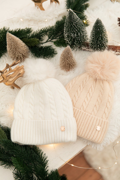 NIVI Pompon - Bonnet Fourré