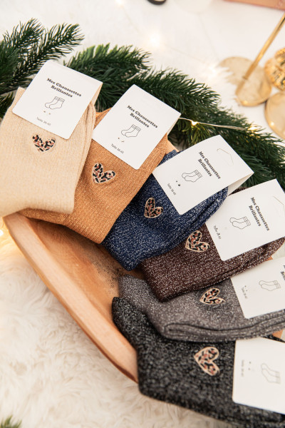 POP Coeur léopard -...