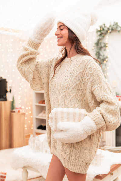 DOUDOU Beige - Trousse Peluche